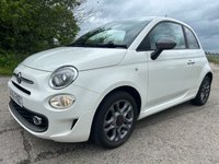 USED 2016 66 FIAT 500 1.2 S Hatchback 3dr Petrol Manual Euro 6 (s/s) (69 bhp) ONLY &pound;20 TAX + LOW INSURANCE GROUP + 7' TOUCHSCREEN DISPLAY WITH BLUETOOTH & DAB RADIO + AIR CON + ELECTRIC FRONT WINDOWS + HEATED REAR WINDSCREEN + REAR PARKING SENSORS + SPORTS PACK + GREAT 1ST TIME CAR + FINISHED IN BOSSA NOVA WHITE + REMOTE CENTRAL LOCKING WITH 2 KEYS + SPORT FABRIC + LEATHER STEERING WHEEL WITH AUDIO CONTROLS + PRIVACY GLASS + 15' SATIN GRAPHITE ALLOY WHEELS WITH TPMS