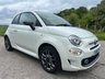 USED 2016 66 FIAT 500 1.2 S Hatchback 3dr Petrol Manual Euro 6 (s/s) (69 bhp) ONLY &pound;20 TAX + LOW INSURANCE GROUP + 7' TOUCHSCREEN DISPLAY WITH BLUETOOTH & DAB RADIO + AIR CON + ELECTRIC FRONT WINDOWS + HEATED REAR WINDSCREEN + REAR PARKING SENSORS + SPORTS PACK + GREAT 1ST TIME CAR + FINISHED IN BOSSA NOVA WHITE + REMOTE CENTRAL LOCKING WITH 2 KEYS + SPORT FABRIC + LEATHER STEERING WHEEL WITH AUDIO CONTROLS + PRIVACY GLASS + 15' SATIN GRAPHITE ALLOY WHEELS WITH TPMS