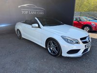 USED 2013 63 MERCEDES-BENZ E CLASS 3.0 E350d V6 BlueTEC AMG Sport Cabriolet G-Tronic+ Euro 6 (s/s) 2dr FULL SERVICE HIST 2X KEYS