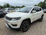 USED 2018 67 JEEP COMPASS 2.0 MultiJetII Limited SUV 5dr Diesel Manual 4WD Euro 6 (s/s) (140 ps) 63,320 MILES+4WD+8.4 INCH UCONNECT TOUCHSCREEN SATELLITE NAVIGATION SYSTEM+BEATS AUDIO SYSTEM+DAB RADIO-BLUETOOTH+DUAL ZONE CLIMATE CONTROL AIR-CONDITIONING+LANE DEPARTURE WARNING+HEATED LEATHER SEATS/HEATED STEERING WHEEL+HALOGEN PROJECTOR HEADLIGHTS+RAIN-SENSING WINDSCREEN WIPERS+FRONT & REAR PARKING ASSISTANCE WITH PARKING CAMERA+PANORAMIC GLASS ROOF+'VOCAL WHITE' PAINT+18 INCH ALLOY WHEELS