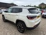 USED 2018 67 JEEP COMPASS 2.0 MultiJetII Limited SUV 5dr Diesel Manual 4WD Euro 6 (s/s) (140 ps) 63,320 MILES+4WD+8.4 INCH UCONNECT TOUCHSCREEN SATELLITE NAVIGATION SYSTEM+BEATS AUDIO SYSTEM+DAB RADIO-BLUETOOTH+DUAL ZONE CLIMATE CONTROL AIR-CONDITIONING+LANE DEPARTURE WARNING+HEATED LEATHER SEATS/HEATED STEERING WHEEL+HALOGEN PROJECTOR HEADLIGHTS+RAIN-SENSING WINDSCREEN WIPERS+FRONT & REAR PARKING ASSISTANCE WITH PARKING CAMERA+PANORAMIC GLASS ROOF+'VOCAL WHITE' PAINT+18 INCH ALLOY WHEELS