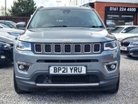 USED 2021 21 JEEP COMPASS 1.4T MultiAirII  GPF Limited SUV 5dr Petrol Manual Euro 6 (s/s) (140 ps) ?FSH | HEATED LEATHER | NAV