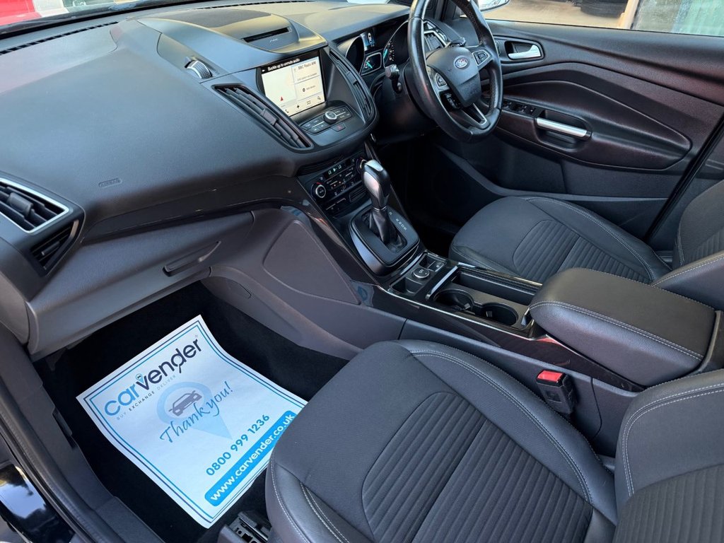 USED 2017 67 FORD KUGA 1.5T EcoBoost Titanium SUV 5dr Petrol Auto AWD Euro 6 (s/s) (182 ps) 9 Services| SatNav| R.Sensor| Cruise |Android Auto|