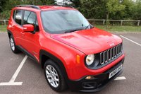 USED 2016 66 JEEP RENEGADE 1.4T MultiAirII Longitude SUV 5dr Petrol Manual Euro 6 (s/s) (140 ps) Just Serviced Ready to Drive Away