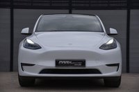 USED 2023 23 TESLA MODEL Y (Dual Motor) Long Range SUV 5dr Electric Auto 4WDE (384 bhp) 1 Owner from New | 2 Keys | Glass Panoramic Roof | VAT Qualifying |Battery Health 93% |  2x Charging Cables Included | Satellite Navigation | Full Black Leather Upholstry | Privacy Glass | Towing Hitch | Pearlescent Paint - Pearl White | 19" Alloy Wheels - Gemini | Tesla Manufacturers Warranty | MOT Valid (19/03/2027)