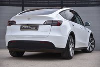 USED 2023 23 TESLA MODEL Y (Dual Motor) Long Range SUV 5dr Electric Auto 4WDE (384 bhp) 1 Owner from New | 2 Keys | Glass Panoramic Roof | VAT Qualifying |Battery Health 93% |  2x Charging Cables Included | Satellite Navigation | Full Black Leather Upholstry | Privacy Glass | Towing Hitch | Pearlescent Paint - Pearl White | 19" Alloy Wheels - Gemini | Tesla Manufacturers Warranty | MOT Valid (19/03/2027)