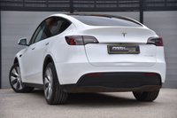 USED 2023 23 TESLA MODEL Y (Dual Motor) Long Range SUV 5dr Electric Auto 4WDE (384 bhp) 1 Owner from New | 2 Keys | Glass Panoramic Roof | VAT Qualifying |Battery Health 93% |  2x Charging Cables Included | Satellite Navigation | Full Black Leather Upholstry | Privacy Glass | Towing Hitch | Pearlescent Paint - Pearl White | 19" Alloy Wheels - Gemini | Tesla Manufacturers Warranty | MOT Valid (19/03/2027)
