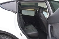 USED 2023 23 TESLA MODEL Y (Dual Motor) Long Range SUV 5dr Electric Auto 4WDE (384 bhp) 1 Owner from New | 2 Keys | Glass Panoramic Roof | VAT Qualifying |Battery Health 93% |  2x Charging Cables Included | Satellite Navigation | Full Black Leather Upholstry | Privacy Glass | Towing Hitch | Pearlescent Paint - Pearl White | 19" Alloy Wheels - Gemini | Tesla Manufacturers Warranty | MOT Valid (19/03/2027)