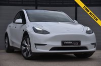 USED 2023 23 TESLA MODEL Y (Dual Motor) Long Range SUV 5dr Electric Auto 4WDE (384 bhp) 1 Owner from New | 2 Keys | Glass Panoramic Roof | VAT Qualifying |Battery Health 93% |  2x Charging Cables Included | Satellite Navigation | Full Black Leather Upholstry | Privacy Glass | Towing Hitch | Pearlescent Paint - Pearl White | 19" Alloy Wheels - Gemini | Tesla Manufacturers Warranty | MOT Valid (19/03/2027)