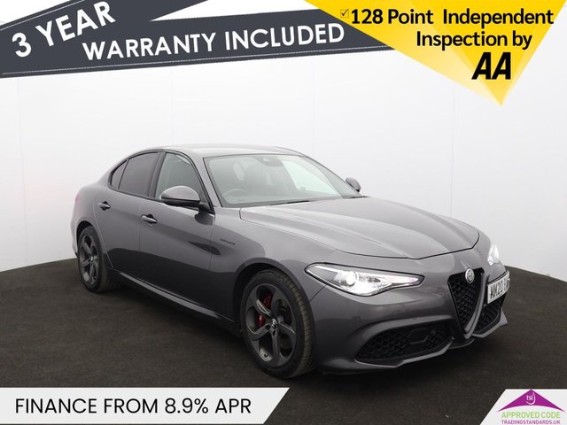 View our Alfa Romeo Giulia 2.0T Veloce Saloon 4dr Petrol GPF Auto Euro 6 (s/s) (280 ps)