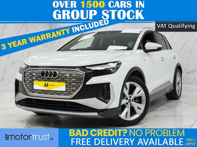 View our Audi Q4 E-Tron 35 S line SUV 5dr Electric Auto 55kWh (170 ps)