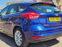USED 2017 67 FORD FOCUS 1.0T EcoBoost Titanium Hatchback 5dr Petrol Manual Euro 6 (s/s) (125 ps) 6 months warranty, &pound;1000 per claim