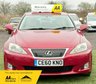 USED 2010 60 LEXUS IS 2.5 250 SE-I Saloon 4dr Petrol Automatic (214 g/km, 204 bhp) Automatic