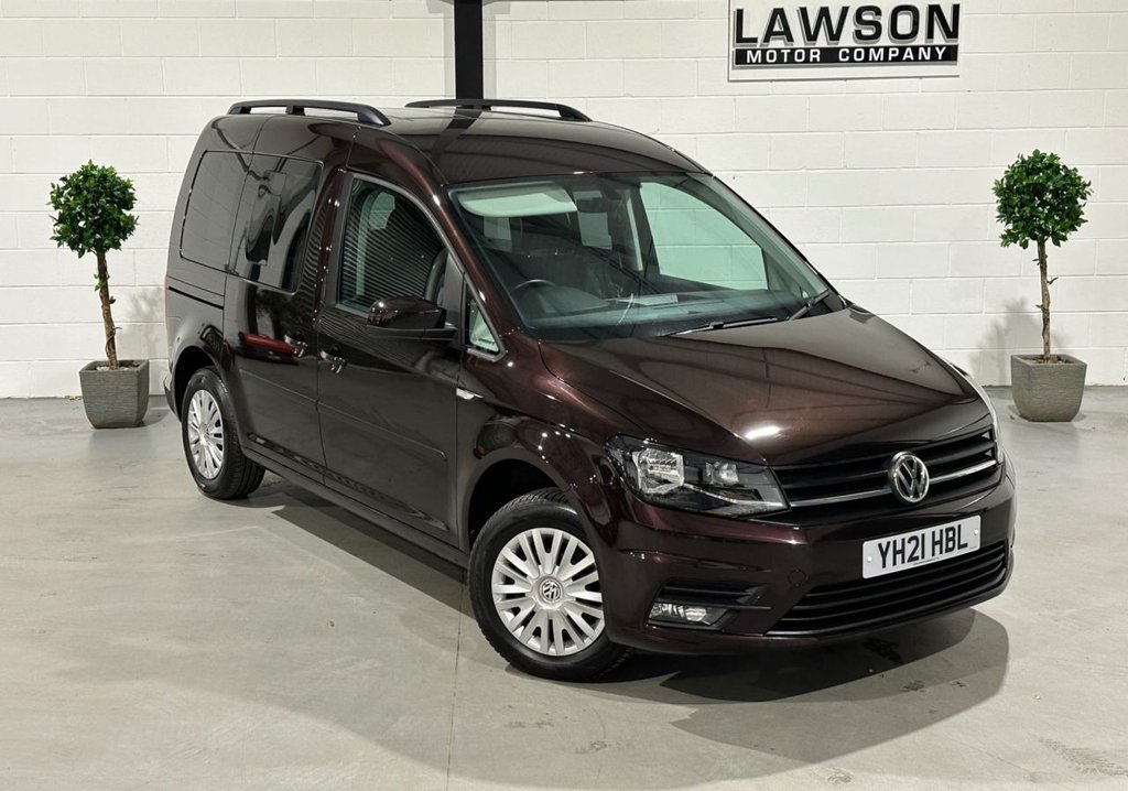 USED 2021 21 VOLKSWAGEN CADDY LIFE 2.0 TDI MPV 5dr Diesel DSG Euro 6 (s/s) (102 ps) WAV/ ideal for day van conversion  