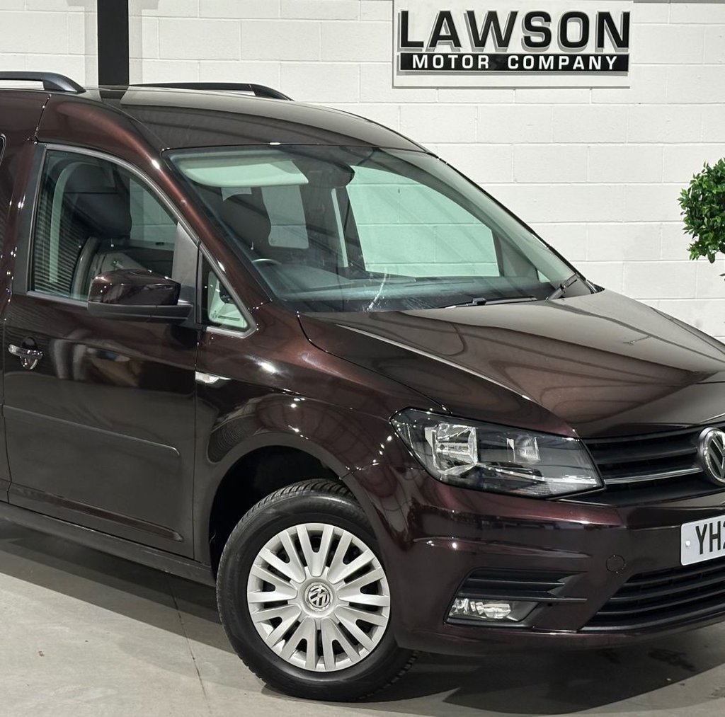 USED 2021 21 VOLKSWAGEN CADDY LIFE 2.0 TDI MPV 5dr Diesel DSG Euro 6 (s/s) (102 ps) WAV/ ideal for day van conversion  