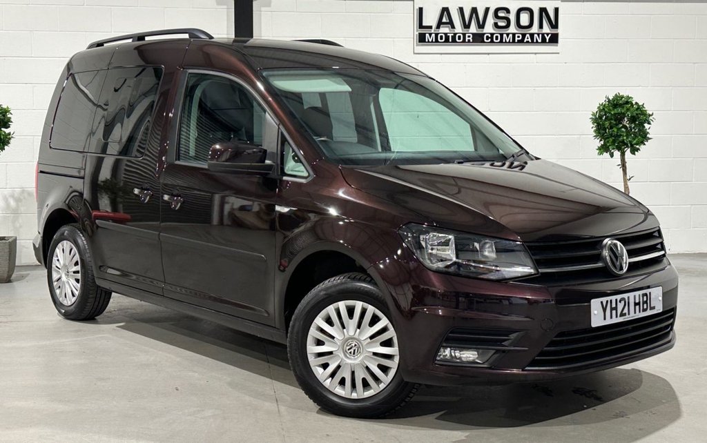 USED 2021 21 VOLKSWAGEN CADDY LIFE 2.0 TDI MPV 5dr Diesel DSG Euro 6 (s/s) (102 ps) WAV/ ideal for day van conversion  