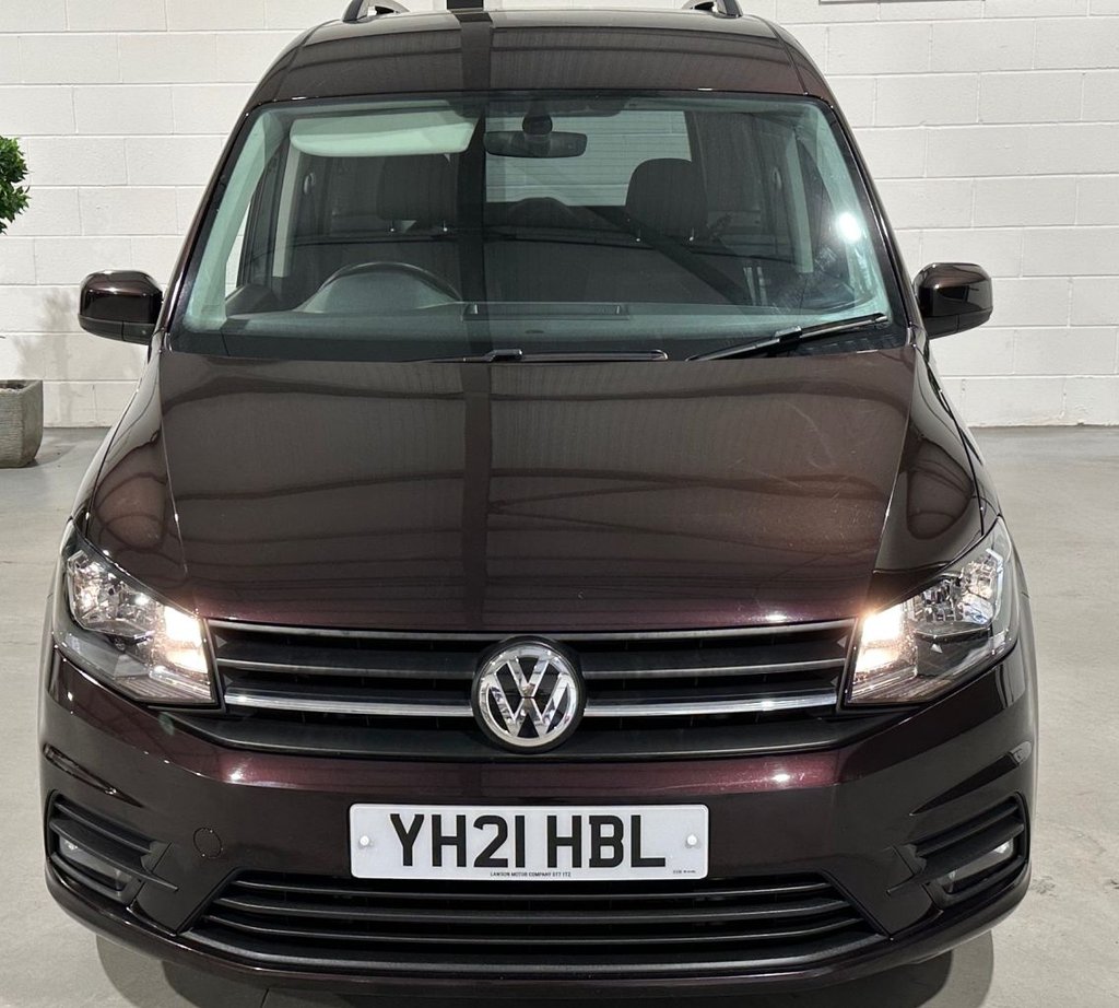 USED 2021 21 VOLKSWAGEN CADDY LIFE 2.0 TDI MPV 5dr Diesel DSG Euro 6 (s/s) (102 ps) WAV/ ideal for day van conversion  