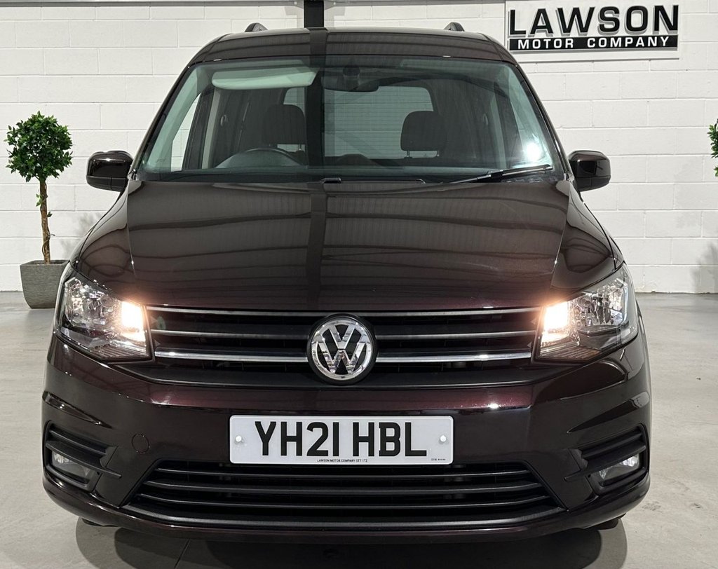 USED 2021 21 VOLKSWAGEN CADDY LIFE 2.0 TDI MPV 5dr Diesel DSG Euro 6 (s/s) (102 ps) WAV/ ideal for day van conversion  