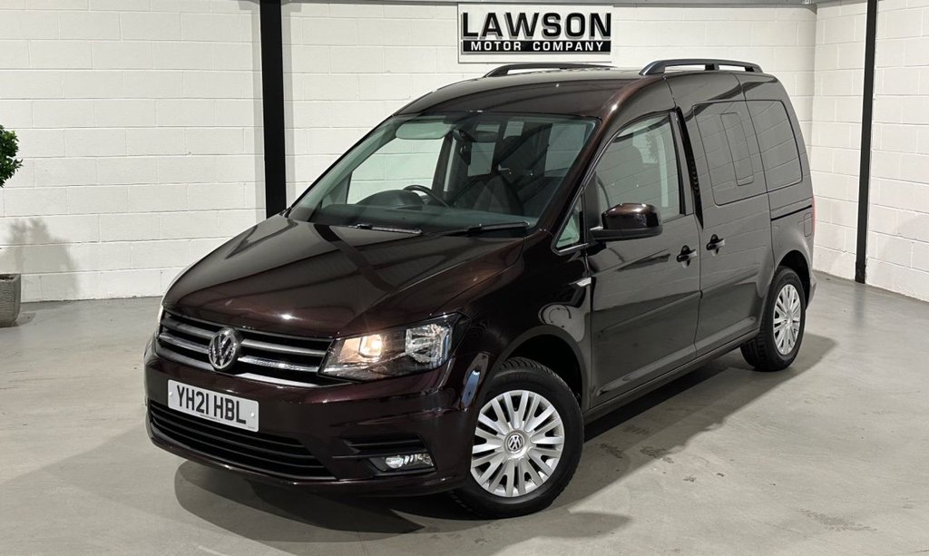 USED 2021 21 VOLKSWAGEN CADDY LIFE 2.0 TDI MPV 5dr Diesel DSG Euro 6 (s/s) (102 ps) WAV/ ideal for day van conversion  