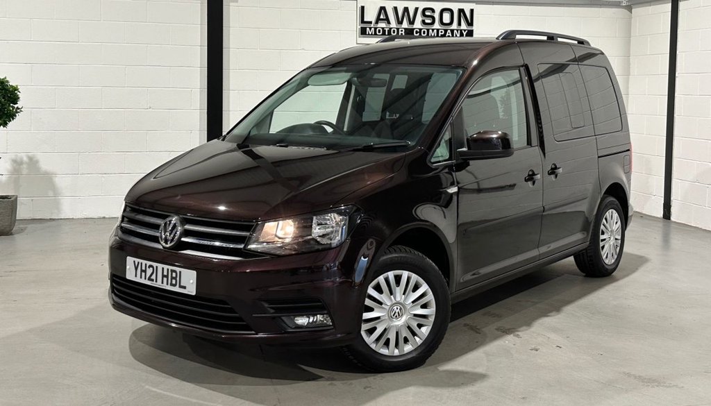 USED 2021 21 VOLKSWAGEN CADDY LIFE 2.0 TDI MPV 5dr Diesel DSG Euro 6 (s/s) (102 ps) WAV/ ideal for day van conversion  