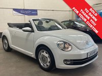 USED 2015 15 VOLKSWAGEN BEETLE 1.2 TSi Design Cabriolet 2 Door Petrol Manual Euro 5 (105 ps) 11 SERVICES TO 27,662 MILES