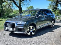 USED 2016 16 AUDI Q7 3.0 TDI V6 S-LINE AUTOMATIC QUATTRO 4X4 TURBO DIESEL EURO 6 ** 98,711 MILES **