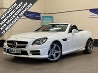 USED 2015 64 MERCEDES-BENZ SLK 1.8 SLK200 AMG Sport Convertible 2 Door Petrol G-Tronic+ Euro 5 (s/s) (184 ps) 10 MERCEDES SERVICES - 42,917 MILES