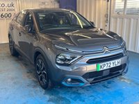 USED 2022 72 CITROEN e-C4 50kWh Sense Plus Hatchback 5dr Electric Auto (136 ps)+2 KEYS+1 FORMER KEEPER+AIRCON+PARK CONTROL+HALF LEATHER SEATS+DIGITAL DASH+BLUETOOTH+MEDIA+APPS+18