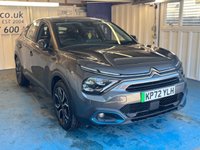 USED 2022 72 CITROEN e-C4 50kWh Sense Plus Hatchback 5dr Electric Auto (136 ps)+2 KEYS+1 FORMER KEEPER+AIRCON+PARK CONTROL+HALF LEATHER SEATS+DIGITAL DASH+BLUETOOTH+MEDIA+APPS+18