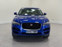 USED 2017 67 JAGUAR F-PACE 2.0 P250i Portfolio SUV 5dr Petrol Auto AWD Euro 6 (s/s) (250 ps) FIXED PANORAMIC ROOF + HEATED STEERING WHEEL + DIGITAL DASHBOARD + REAR-VIEW CAMERA