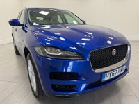 USED 2017 67 JAGUAR F-PACE 2.0 P250i Portfolio SUV 5dr Petrol Auto AWD Euro 6 (s/s) (250 ps) FIXED PANORAMIC ROOF + HEATED STEERING WHEEL + DIGITAL DASHBOARD + REAR-VIEW CAMERA