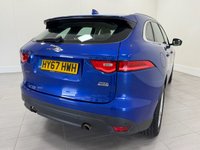 USED 2017 67 JAGUAR F-PACE 2.0 P250i Portfolio SUV 5dr Petrol Auto AWD Euro 6 (s/s) (250 ps) FIXED PANORAMIC ROOF + HEATED STEERING WHEEL + DIGITAL DASHBOARD + REAR-VIEW CAMERA