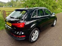 USED 2018 18 AUDI Q3 1.4 TFSI CoD S line Edition SUV 5dr Petrol S Tronic Euro 6 (s/s) (150 ps) + SERVICE HISTORY + 18" ALLOY WHEELS + AUTOMATIC GEARBOX + DAYTIME RUNNING LIGHTS + SATELLITE NAVIGATION + 1/2 LEATHER SEATS + AUTO HEADLIGHTS + REAR PARKING SENSORS + DUAL CLIMATE CONTROL + CRUISE CONTROL + BLUETOOTH / TELEPHONE PREPARATION + RADIO / USB / DAB / MP3 PLAYER + MUCH MUCH MORE...