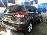 USED 2015 65 FORD KUGA 1.5T EcoBoost Titanium SUV 5dr Petrol Manual 2WD Euro 6 (s/s) (150 ps) A truly stunning example of this Ulez compliant very low mileage Suv fin ished in Magnetic Grey complimented with 18" alloys .This car comes with full dealer service history and comes equipped with front and rear parking sensors with self park facility ,full electric tailgate with release , Dab cd radio with usb inputs ,Bluetooth connectivity ,rapid clear front screen ,dual zone digital climate control ,Ford Sync voice control system ,cruise control and speed limiter ,auto lights and wipers ,pow