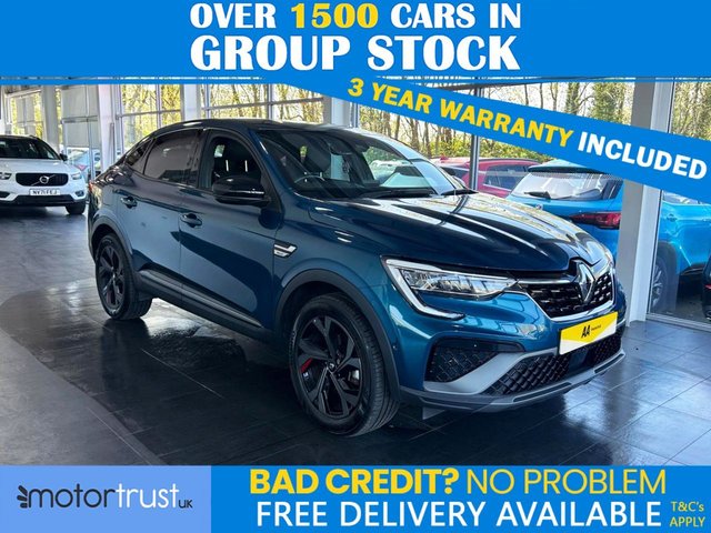 View our Renault Arkana 1.6 E-TECH r.s. line SUV 5dr Petrol Hybrid Auto 2WD Euro 6 (s/s) (145 bhp) F/S/H! 1 OWNER! 