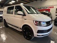 USED 2017 67 VOLKSWAGEN TRANSPORTER 2.0 TDI T32 BlueMotion Tech Highline Kombi Double Cab 5dr Diesel Manual FWD SWB Euro 6 (s/s) (150 ps) 