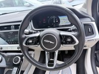 USED 2019 69 JAGUAR I-PACE Grey 400 90kWh HSE electric SUV, 36,400 miles, Automatic 4WD, 20in Alloys, Touchscreen, Sat Nav, Panoramic roof, 360 camera, leather interior and more This 2019 Jaguar I-PACE 400 HSE is a remarkable example with exceptionally low mileage for its age, having covered just 36,400 miles. As a fully electric vehicle, it offers a sophisticated driving experience with its Four Wheel Drive system and a substantial 90 kWh battery, providing a maximum range of 292 miles when new. This particular HSE trim level comes equipped with a suite of advanced features, including a Park Pack with front and rear parking sensors, Bluetooth connectivity, and striking