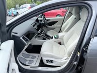 USED 2019 69 JAGUAR I-PACE Grey 400 90kWh HSE electric SUV, 36,400 miles, Automatic 4WD, 20in Alloys, Touchscreen, Sat Nav, Panoramic roof, 360 camera, leather interior and more This 2019 Jaguar I-PACE 400 HSE is a remarkable example with exceptionally low mileage for its age, having covered just 36,400 miles. As a fully electric vehicle, it offers a sophisticated driving experience with its Four Wheel Drive system and a substantial 90 kWh battery, providing a maximum range of 292 miles when new. This particular HSE trim level comes equipped with a suite of advanced features, including a Park Pack with front and rear parking sensors, Bluetooth connectivity, and striking