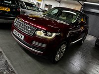 USED 2016 16 LAND ROVER RANGE ROVER 3.0 TD V6 Vogue SUV 5dr Diesel Auto 4WD Euro 6 (s/s) (258 ps) 2016 RANGEROVER 3.0TDV6 VOGUE - MONTALCINO RED OVER ALMOND LEATHER - ONE PREVIOUS KEEPER - 9 SERVICE HISTORY TO 70K MILES - GLASS PANROOF - NAV - TV - ELECTRIC DEPLOY SIDE STEPS - PRIVACY GLASS - 21 INCH ALLOY WHEELS