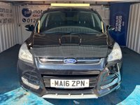 USED 2016 16 FORD KUGA 2.0 TDCi Titanium Sport SUV 5dr Diesel Manual 2WD Euro 6 (s/s) (150 ps)+2 KEYS+1 FORMER KEEPER+HISTORY+SENSORS+KEYLESS START+ALLOYS+AIRCON+MEDIA+USB+AUX+NAV+BLUETOOTH+HPI CLEAR+ 2 KEYS+1 FORMER KEEPER+HISTORY+SENSORS+KEYLESS START+ALLOYS+AIRCON+MEDIA+USB+AUX+NAV+BLUETOOTH+CRUISE+HPI CLEAR