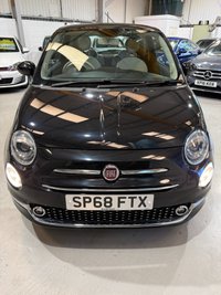 USED 2018 68 FIAT 500 1.2 Lounge Hatchback 3dr Petrol Manual Euro 6 s/s 69bhp First Car  Finance+2F/Kpr+FSH+PanRoof+MOT+Blth+Cruise+Grp8ins