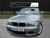 USED 2012 62 BMW 1 SERIES 2.0 120d M Sport Convertible 2dr Diesel Manual Euro 5 (s/s) (177 ps) HERE AT MOTOR SWITCH YOUR NEW MOTOR IS JUST A SWITCH AWAY WITH THIS BMW 1 SERIES 120D M SPORT CONVERTIBLE 2DR 2.0 DIESEL MANUAL EURO 5, WHICH COMES WITH A FULL 12 MONTHS NATIONWIDE WARRANTY AND ALSO COMES WITH A MOT UNTIL 15TH OCTOBER 2026, THIS VEHICLE WILL ALSO BE FRESHLY SERVICED BEFORE IT LEAVES US TO BRING IT BACK UP TO DATE, FINANCE AVAILABLE FROM 10.9% APR, DELIVERY AVAILABLE, PART EX WELCOME, FULLY VALETED USING AUTO SMART PRODUCTS, HPI CLEAR, MILEAGE CHECKED