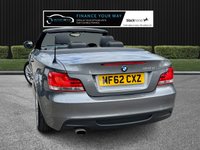 USED 2012 62 BMW 1 SERIES 2.0 120d M Sport Convertible 2dr Diesel Manual Euro 5 (s/s) (177 ps) HERE AT MOTOR SWITCH YOUR NEW MOTOR IS JUST A SWITCH AWAY WITH THIS BMW 1 SERIES 120D M SPORT CONVERTIBLE 2DR 2.0 DIESEL MANUAL EURO 5, WHICH COMES WITH A FULL 12 MONTHS NATIONWIDE WARRANTY AND ALSO COMES WITH A MOT UNTIL 15TH OCTOBER 2026, THIS VEHICLE WILL ALSO BE FRESHLY SERVICED BEFORE IT LEAVES US TO BRING IT BACK UP TO DATE, FINANCE AVAILABLE FROM 10.9% APR, DELIVERY AVAILABLE, PART EX WELCOME, FULLY VALETED USING AUTO SMART PRODUCTS, HPI CLEAR, MILEAGE CHECKED