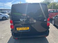USED 2023 73 VAUXHALL VIVARO Black 1.5 Turbo D 2700 Pro panel van, 30,700 miles, Euro 6, ULEZ compliant, 6-speed manual, A/C, Sat nav, Rear camera, cruise, DAB. Plus VAT @ 20%! This 2023 Vauxhall Vivaro boasts a full service history with its last service completed on 2025-11-13 at 25,680 miles, and it has had only one owner from new. This Turbo D 2700 Pro L1 H1 Euro 6 (s/s) 6dr model is equipped with a 1.5L Diesel Engine and features the Pro trim. For your convenience, it includes a Navigation and Camera Pack with Android Auto, Bluetooth, and a rear parking camera, alongside the Multimedia Navi Pro System which also offers Apple CarPlay. The vehicle benefits from Air C