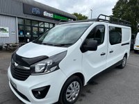 USED 2019 68 VAUXHALL VIVARO 1.6 CDTi 2900 BiTurbo ecoTEC Sportive Crew Van Double Cab 5dr Diesel Manual L2 H1 Euro 6 (s/s) (6 Seat) (125 ps) NO VAT JUST 57K FSH (4 SERVICES) !!!! FRESH MOT AND SERVICE INCLUDED !!!