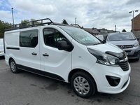 USED 2019 68 VAUXHALL VIVARO 1.6 CDTi 2900 BiTurbo ecoTEC Sportive Crew Van Double Cab 5dr Diesel Manual L2 H1 Euro 6 (s/s) (6 Seat) (125 ps) NO VAT JUST 57K FSH (4 SERVICES) !!!! FRESH MOT AND SERVICE INCLUDED !!!