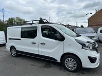 USED 2019 68 VAUXHALL VIVARO 1.6 CDTi 2900 BiTurbo ecoTEC Sportive Crew Van Double Cab 5dr Diesel Manual L2 H1 Euro 6 (s/s) (6 Seat) (125 ps) NO VAT JUST 57K FSH (4 SERVICES) !!!! FRESH MOT AND SERVICE INCLUDED !!!