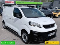 USED 2021 21 PEUGEOT EXPERT White 2.0 BlueHDi Euro 6 panel van, 22,700 miles, ULEZ compliant, 6-Speed manual, A/C, Bluetooth, Cruise control, Rear sensors. Plus VAT @ 20%! This 2021 Peugeot Expert 2.0 BlueHDi 1400 Professional Standard Panel Van MWB Euro 6 (s/s) 6dr boasts exceptionally low mileage for its age, having covered just 22,700 miles, and has been owned by only one careful owner. This professional panel van is equipped with a robust 2.0L BlueHDi diesel engine and meets Euro 6 emissions standards. Notable features include the Visibility Pack with automatic headlights, air conditioning for a comfortable cabin environment, and rear parking sensors to aid ma