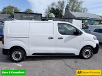 USED 2021 21 PEUGEOT EXPERT White 2.0 BlueHDi Euro 6 panel van, 22,700 miles, ULEZ compliant, 6-Speed manual, A/C, Bluetooth, Cruise control, Rear sensors. Plus VAT @ 20%! This 2021 Peugeot Expert 2.0 BlueHDi 1400 Professional Standard Panel Van MWB Euro 6 (s/s) 6dr boasts exceptionally low mileage for its age, having covered just 22,700 miles, and has been owned by only one careful owner. This professional panel van is equipped with a robust 2.0L BlueHDi diesel engine and meets Euro 6 emissions standards. Notable features include the Visibility Pack with automatic headlights, air conditioning for a comfortable cabin environment, and rear parking sensors to aid ma