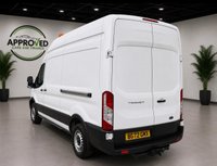 USED 2022 72 FORD TRANSIT White 2.0 350 EcoBlue panel van, 64,700 miles, Euro 6, ULEZ compliant, 6-speed manual, Air Conditioning, Bluetooth, DAB. Plus VAT @ 20%! This 2022 Ford Transit 350 Leader presents an exceptional ownership proposition, having been meticulously maintained by its single owner with a  service history at 15k, 38k, and 47k, most recently serviced at 47,235 miles on 21st March 2025. This Euro 6 compliant 2.0L EcoBlue diesel engine, rear wheel drive model, designated as L3 H3, offers a substantial towing weight of 2,570 kg. Upon purchase, it will be supplied with a 12 month MOT, ensuring its roadworthiness.  The Transit 350 Leader is a r